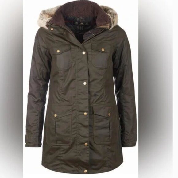 Barbour The Original Tartan Ashbridge Waxed Jacket LWX0751OL71-*No hood* - Picture 1 of 15